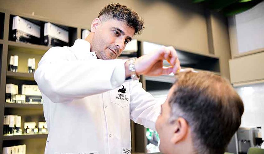 Saç ekiminden etkili sonuç almak için 'masaj yaptırın' önerisi