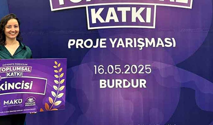BEUN Lisansüstü Öğrencisi Merve Özçelik’in Yüksek Lisans Tezine İkincilik Ödülü