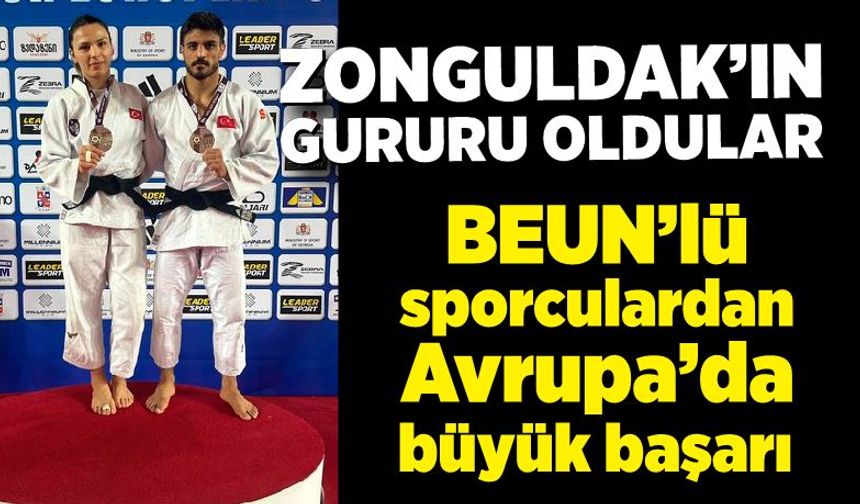 BEUN’lü sporculardan Avrupa’da büyük başarı