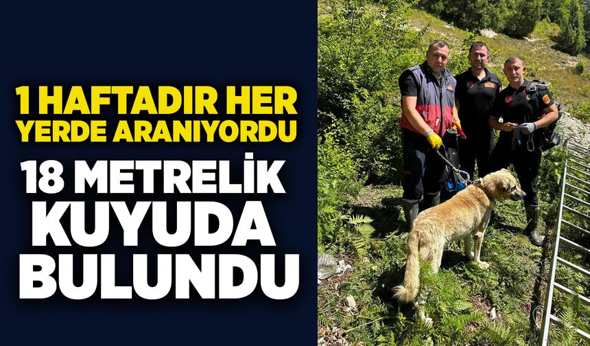 1 haftadır her yerde aranıyordu: 18 metrelik kuyuda bulundu