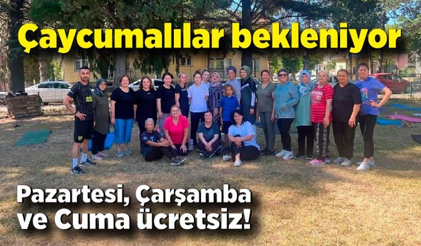 Çaycumalılar bekleniyor: Pazartesi,Çarşamba ve Cuma ücretsiz!
