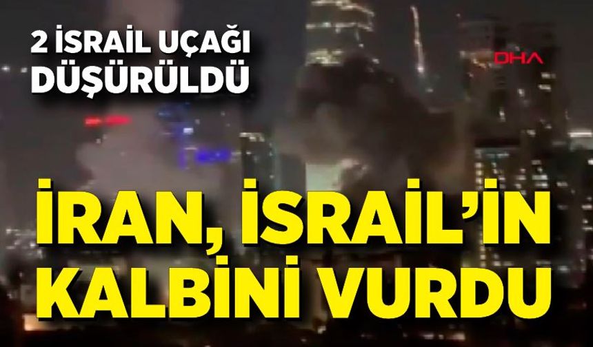 İran, İsrail'in saldırılarına karşılık füze saldırıları başlattı