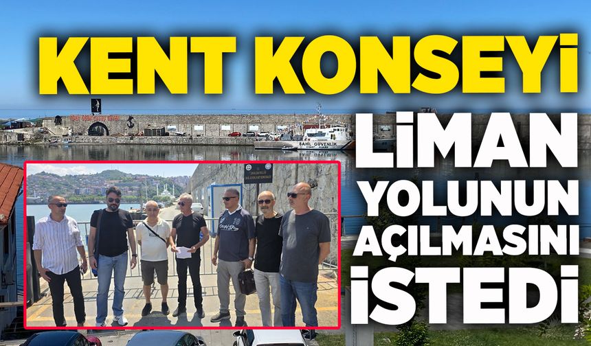 Kent Konseyi liman yolunun açılmasını istedi
