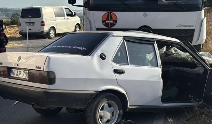 Bolu'da kazada ağır yaralanan genç hastanede hayatını kaybetti