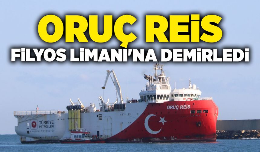 Oruç Reis, Filyos Limanı'na demirledi