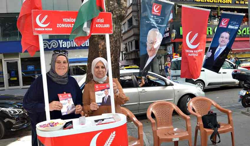 Yeniden Refah Partisi Gazipaşa da çalışma yaptı