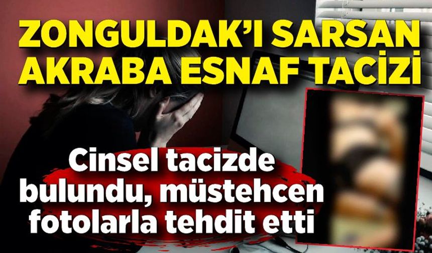 Zonguldak'ı sarsan akraba esnaf iğrençliği! Müstehcen fotoğraflarla tehdit etti