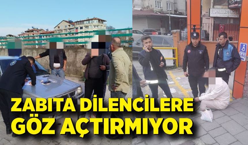 Devrek’te zabıta dilencilere göz açtırmıyor