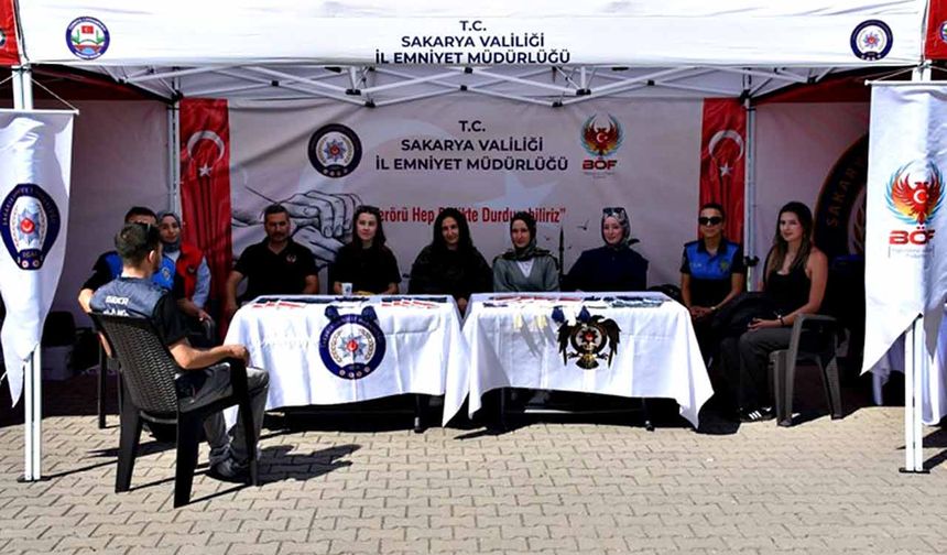 Sakarya emniyeti 5 bin üniversite öğrencisine güvenlik bilinci aşıladı