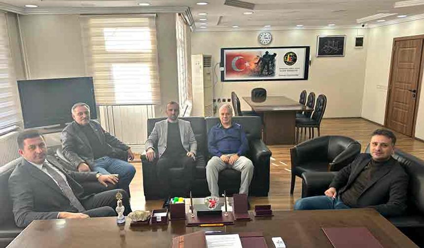 Kilimli Belediye Başkanı Altun Çatalağzı Belediye başkanını ziyaret etti