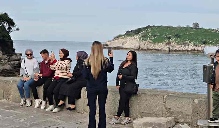 Amasra'ya kruvaziyer ile gelen sayısı 112 bini aştı