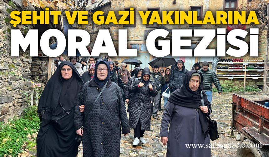 Şehit ve gazi yakınlarına moral gezisi