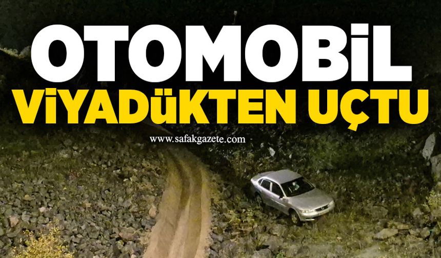 Otomobil viyadükten uçtu: 1 yaralı