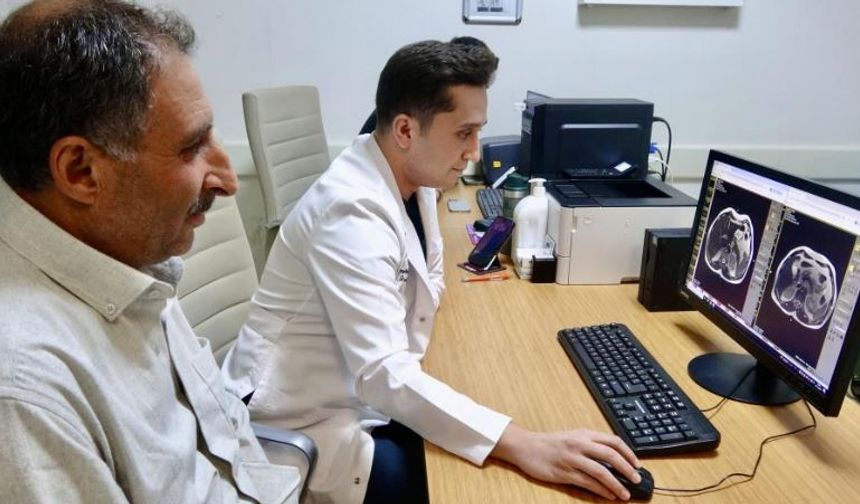 Sağlık alanında bir ilke imza atıldı, böbrek tümörü kapalı yöntemle alındı