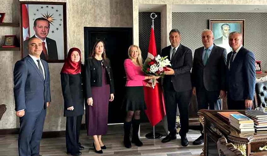 Eğitim camiasından kaymakamlık makamına ziyaret