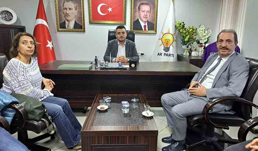 Kdz.Ereğli Gazeteciler Derneği’nden AK Parti’ye ziyaret