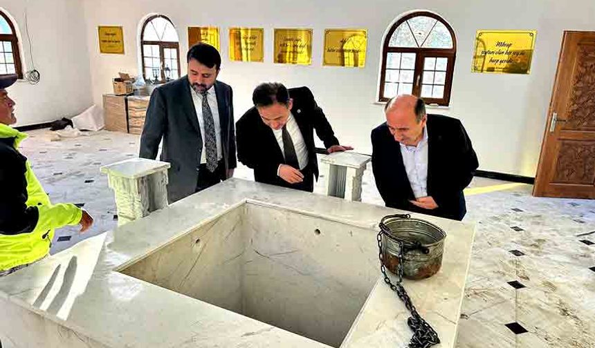 Sığırcık suyu ve cami restorasyonu tamamlanıyor