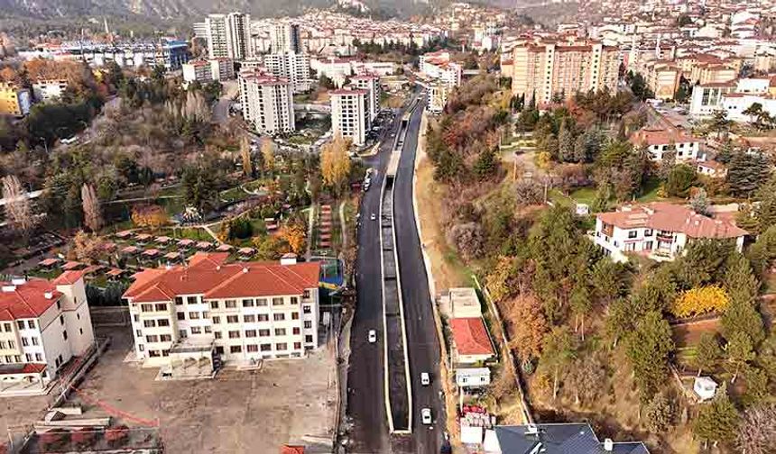 Karabük'te Ergenekon Mahallesi trafiğe açıldı