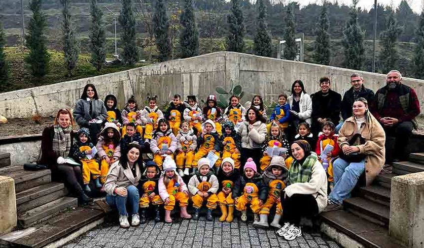 Minik öğrencilere doğa dolu eğitim