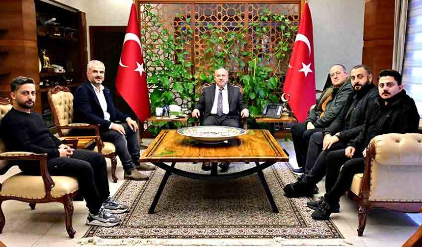 Vali Ali Fidan Düzceli gazetecileri ağırladı