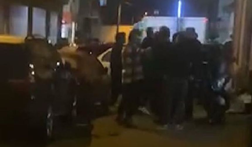 Bolu’da sokak ortasında kavga