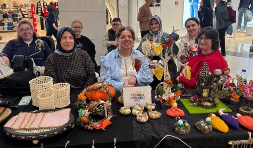 Bu eserlerin hepsi özel gereksinimli bireylerin ellerinden çıktı