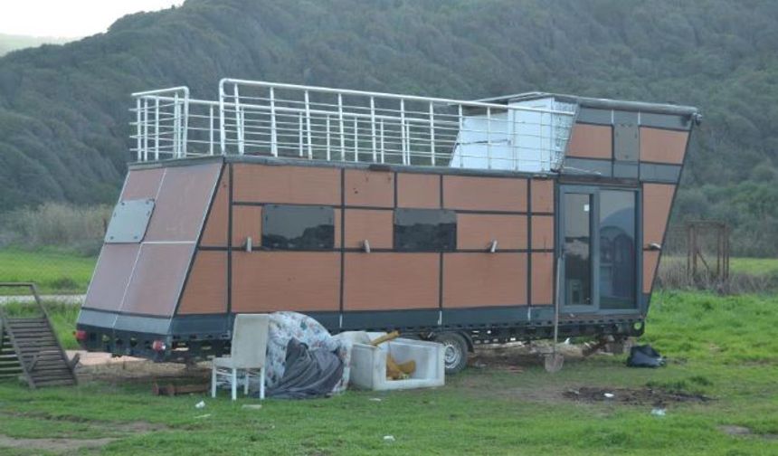 Çalınan tiny house bulundu, şüpheli tutuklandı