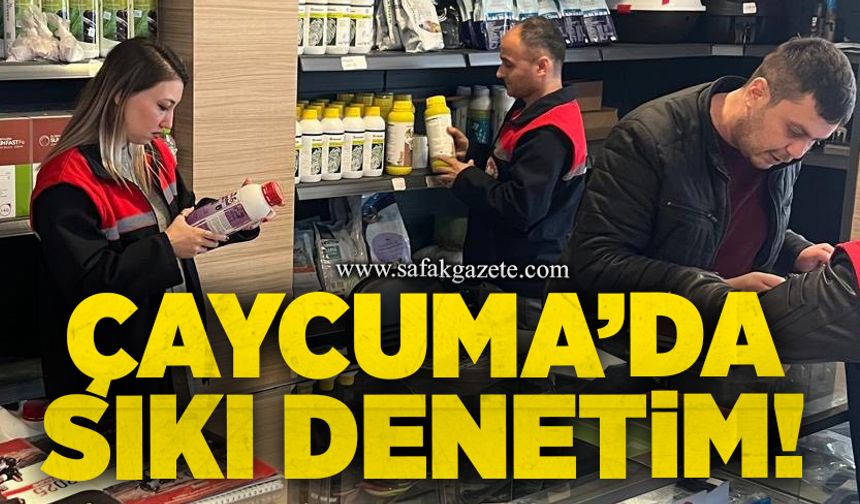 Çaycuma’da bayilere sıkı denetim