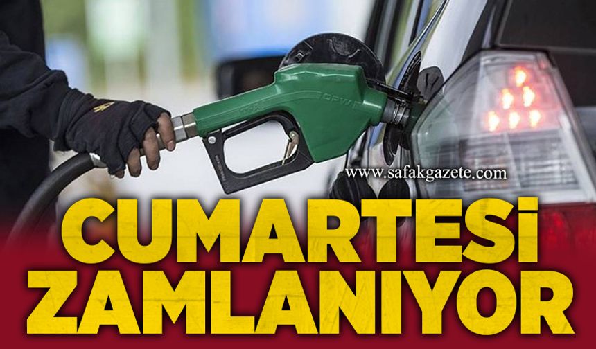 Cumartesi zamlanıyor