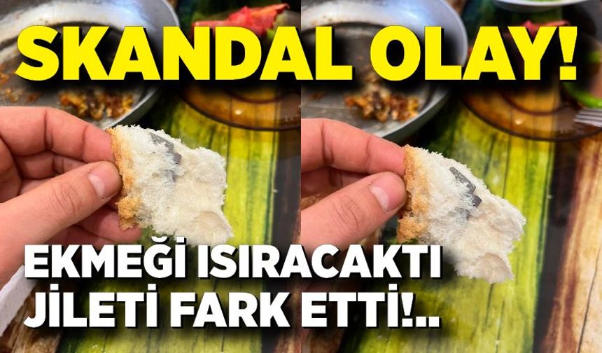 Ekmeğin içinden çıkanı görünce şok oldu