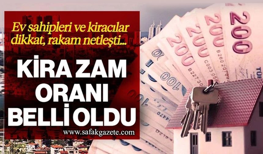 Ev sahibi ve kiracılar dikkat! Aralık ayı kira artış oranı belli oldu