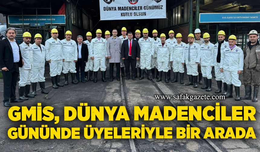 GMİS, Dünya Madenciler Gününde üyeleriyle bir arada