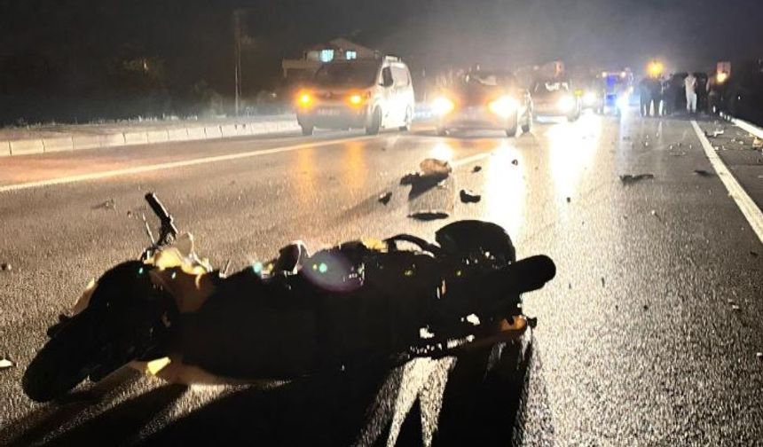 Hafif ticari araç, elektrikli bisiklete çarptı: 1 ölü