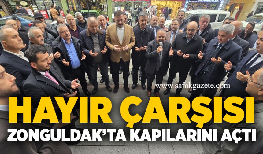 Hayır Çarşısı Zonguldak’ta kapılarını açtı