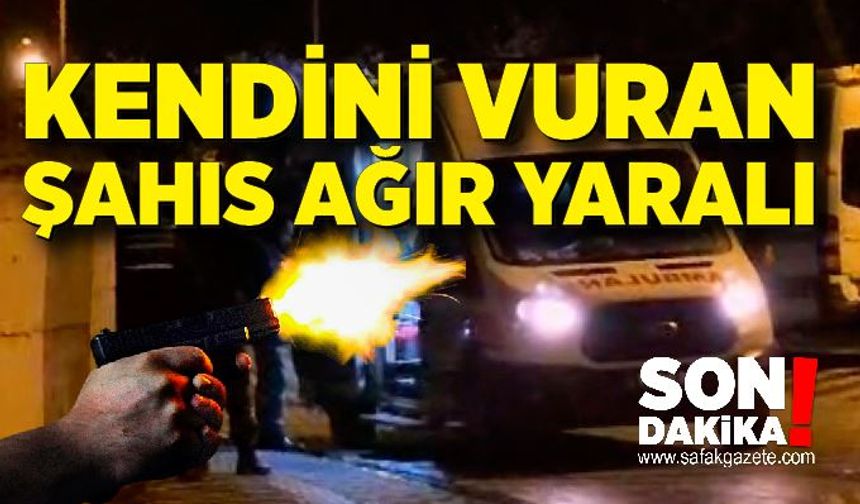 Silah Sesleri: Genç Adam hayatına son vermeye kalkıştı