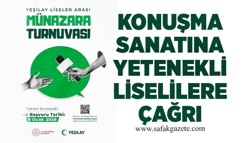 Konuşma sanatına yetenekli liselilere çağrı