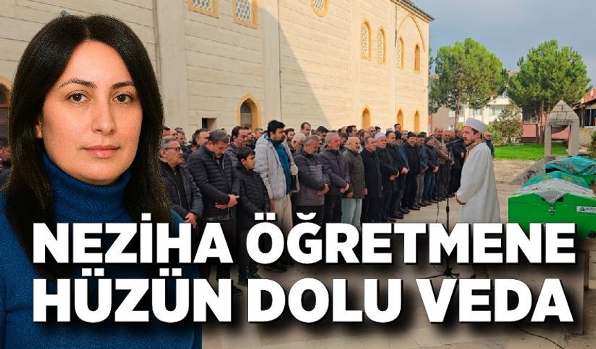 Sınıf öğretmeni son yolculuğuna uğurlandı