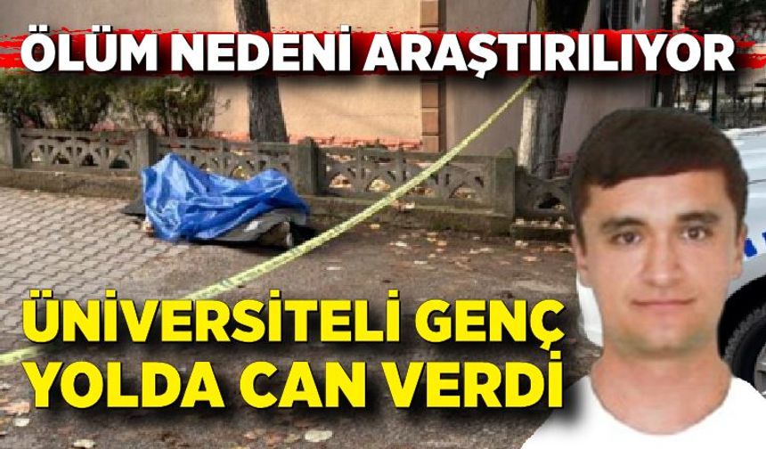 Yolda ölü bulunan genç üniversite öğrencisi olduğu ortaya çıktı