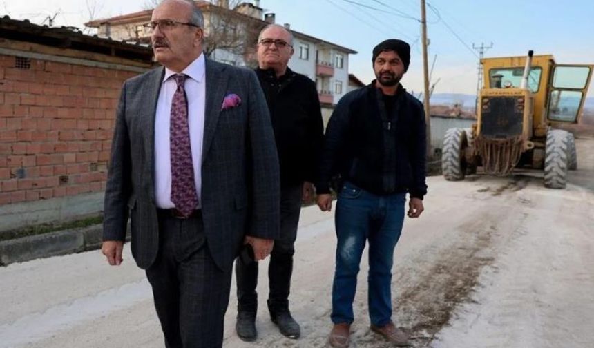 Taşköprü Belediyesi'nden yol yapım çalışması