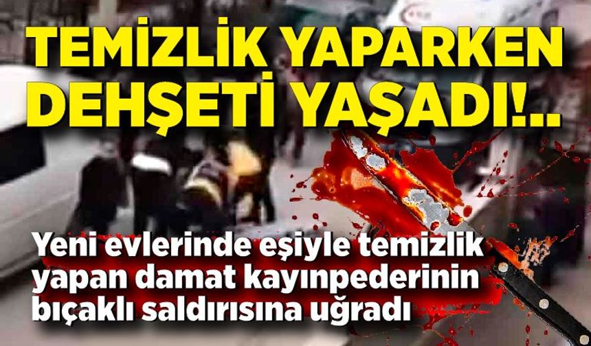 Kayınpeder tartıştığı damadını bıçakla ağır yaraladı