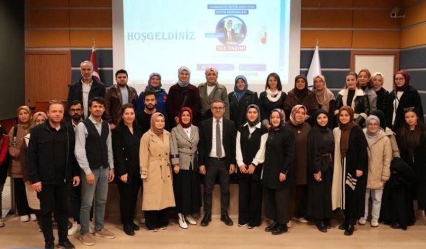 KBÜ’de "Tez Yazım Atölyesi" programı tamamlandı