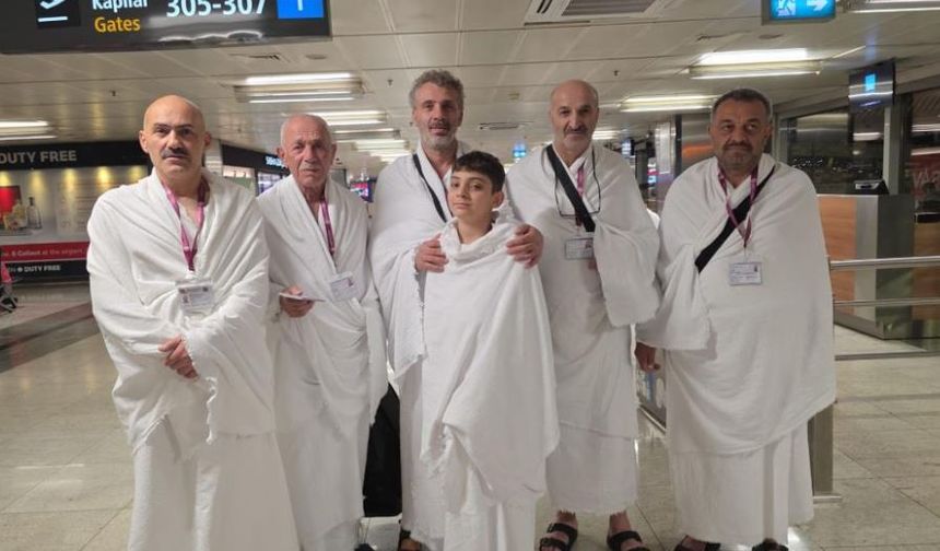 Şehit yakınları ve gaziler umreye gönderildi