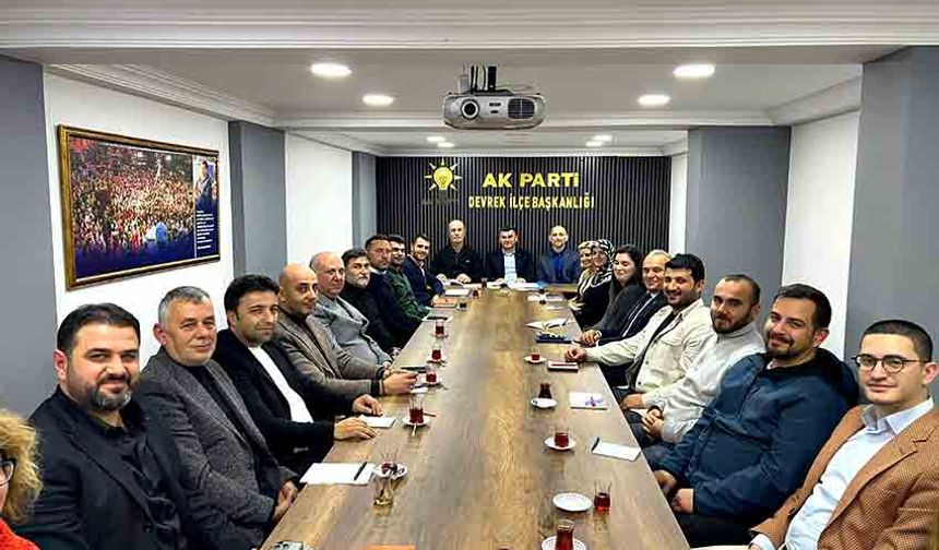 Devrek İlçe Yönetimi toplandı