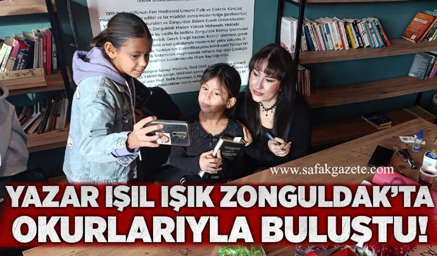 Yazar Işıl Işık Zonguldak’ta okurlarıyla buluştu! Metrelerce kuyruk oluştu