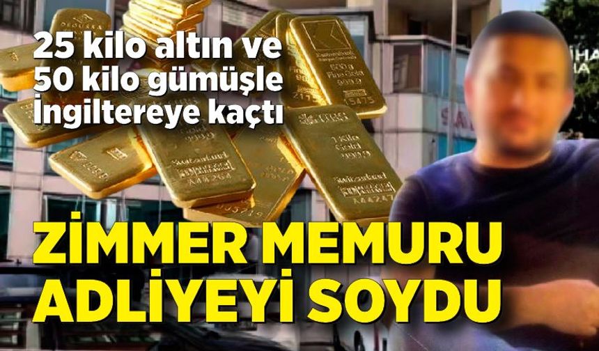 Adliye'de büyük soygun! Zimmet memuru emanet kasasını soydu