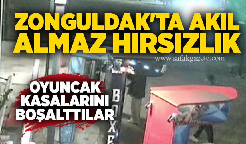 Zonguldak'ta akıl almaz hırsızlık: Oyuncak kasalarını boşalttılar!