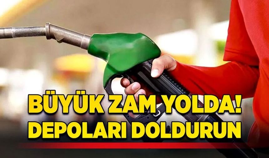 Araç sahipleri dikkat: Akaryakıta rekor zam!