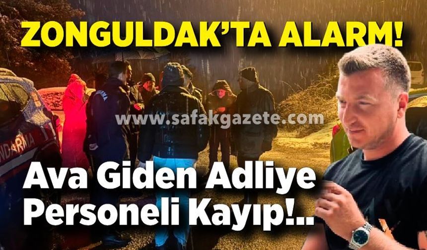 Zonguldak’ta Korkutan Kayıp: Ormanda Adliye Personeli Aranıyor