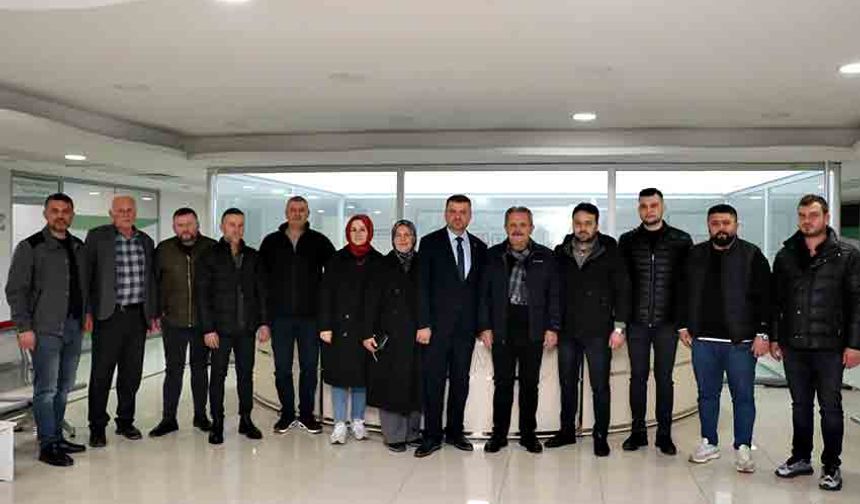 Aydın Garip, projelerini Başkan Koloğlu’na anlattı