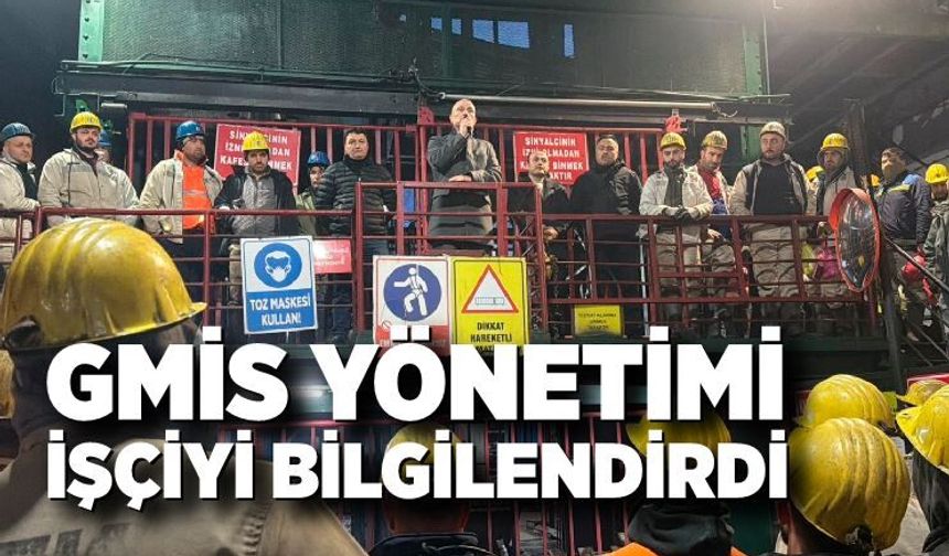 GMİS, geçici iş durdurma kararı alınan madenlerde işçileri bilgilendirdi
